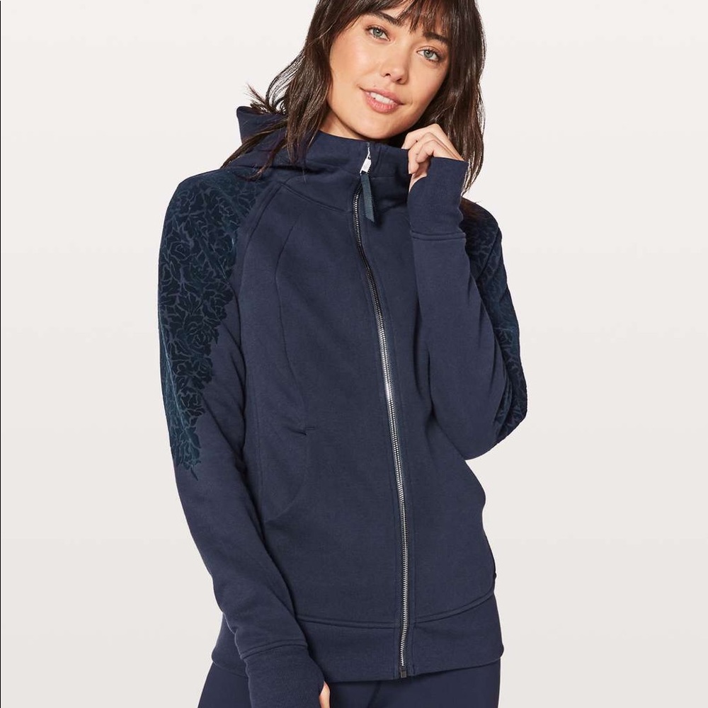 Lululemon floral flock scuba